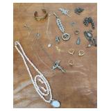 Misc jewelry necklaces bracelets earrings etc