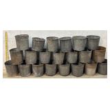 21 Galvanized Sap Buckets