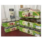 Ball jars - pints, and half pints