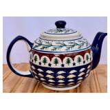 Polish Pottery Teapot