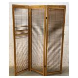 3 Section louver Room Dividing Sceen 54/68