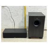 Teac Sub Woofer & Speaker Center - work- pick up