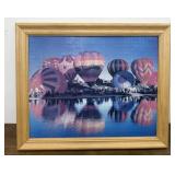 Framed ballon puzzle - nice frame