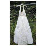 Beautiful size 18W wedding dress from David