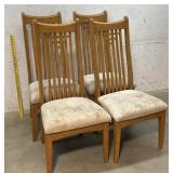 Oak Dining Chairs - need tightening & cleaning
