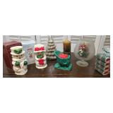 Vintage Christmas candles - Hallmark, Avon, etc