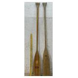 2 Wooden Oars