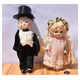 Vintage Kewpie Bride & Groom