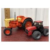 2 Case toy tractors