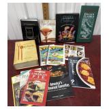 Cookbooks and Bar guides