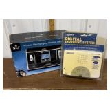 Power charging station, answering machine