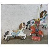 Carousel Horses - Wood
