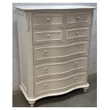 Modern Hi-Boy 7 Drawer Dresser  - missing handle