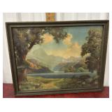 R. Atkinson Fox Signed print "Glorious Vista"