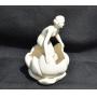 Art Deco Nude Lady Flower Frog