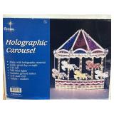 Holographic Carousel- 3ft - new in box