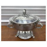 Vintage Pyrex Casserole Dish with Fancy Holder