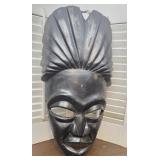 Large carved African mask