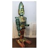 Marx Big Loo Robot toy - very dusty, as found in