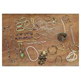 Costume jewelry bracelets necklace etc