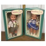 Mimmo, Ninetta Tirolese dolls in original boxes