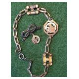 2pcs Sterling Daughters Of Rebekah - pin &