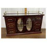 Large jewelry box- mirrored top