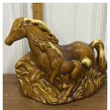 Horse console TV lamp