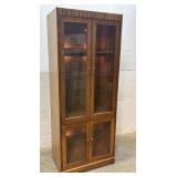 4 Door Light- up display cabinet w/glass shelves