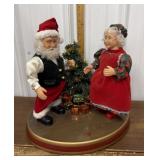 1998 Gemmy Industries Dancing Claus Couple