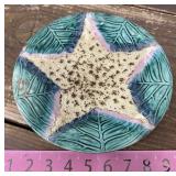 Etruscan majolica "cauliflower" plate *Worn