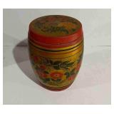 Antique Russian Wooden Tea Caddy