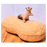 MCM Ceramic Peanut Candy-Nut Dish