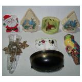 Lot of 8 Vintage Wall pockets Estate Find