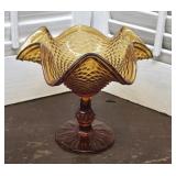 Amber ruffled compote