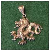 Vintage 925 Sterling Silver Diamond Cut Chinese