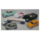 6 Vintage Diecast Cars & Winross Truck