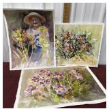 3 Eileen Correll watercolors from her private