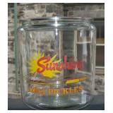 Vintage SUNSHINE DILL PICKLES Glass 1 Gallon