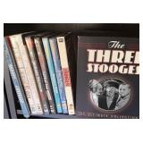 Three Stooges and Jackass DVDs