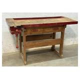 1 Drawer Work Bench w/Vise 52/22/32