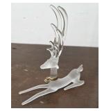 Silvestri Frosted Glass Reindeer