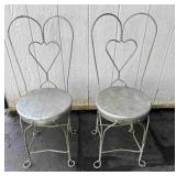 Ice Cream Heart Parlor Chairs
