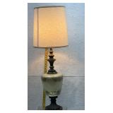 Brass & Glass Table Lamp