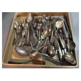 Vintage mix lot flatware, various makers