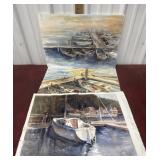 3 Eileen Correll Watercolors from her private