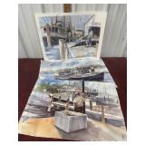 3 Eileen Correll Watercolors from her private