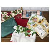 Assorted tablecloths- some new