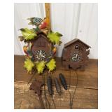 2 Cuckoo clocks- Made in Germany *1 incomplete