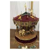 Beautiful large carousel w/ base *needs cord,